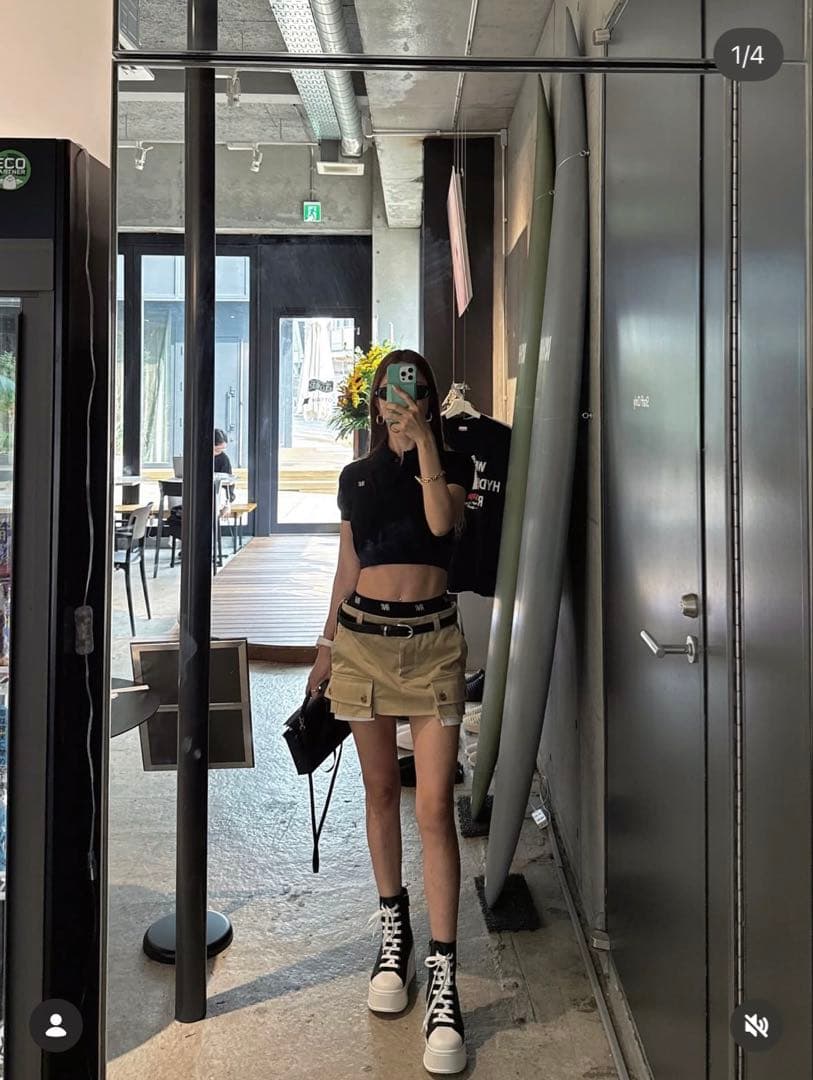 【新品タグ付き】インナーパンツ付きANR2WAY SLITSWEATPANTS