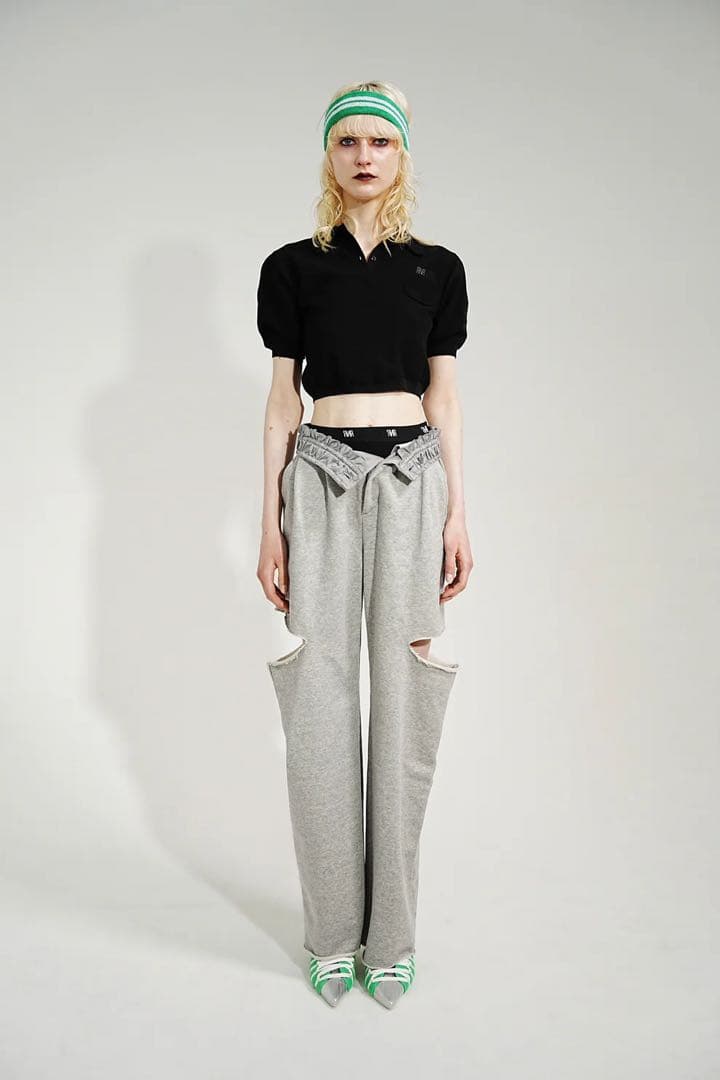 【新品タグ付き】インナーパンツ付きANR2WAY SLITSWEATPANTS