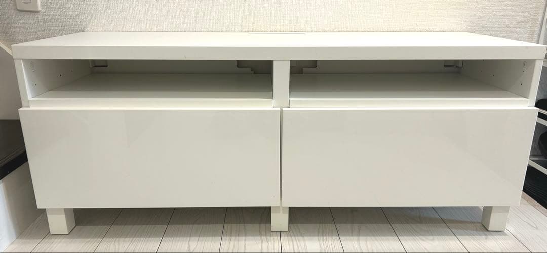 【美品】IKEA BESTÅ ベストー　テレビ台 引き出し付き