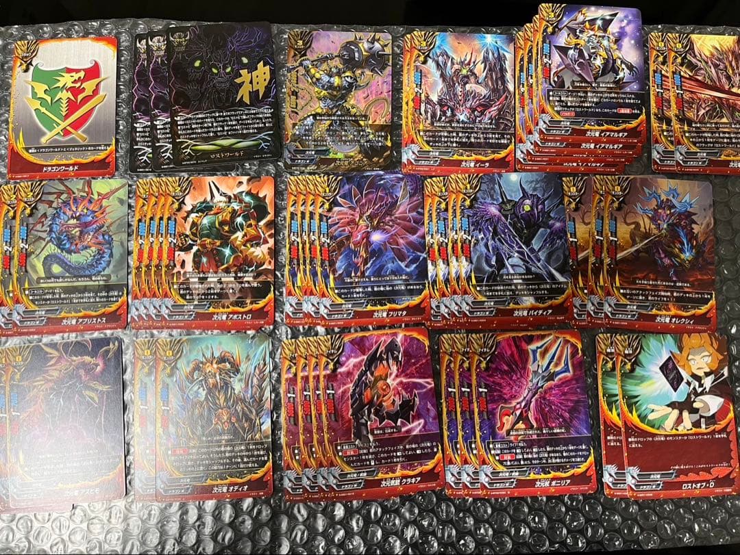 バディファイト　ロストワールド　デッキ　デッキパーツ　次元竜デッキ付き