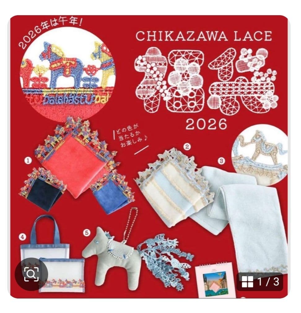 最安値！【抜き取りなし・24h内配送】☆近沢レースHappy Bag 2026♥