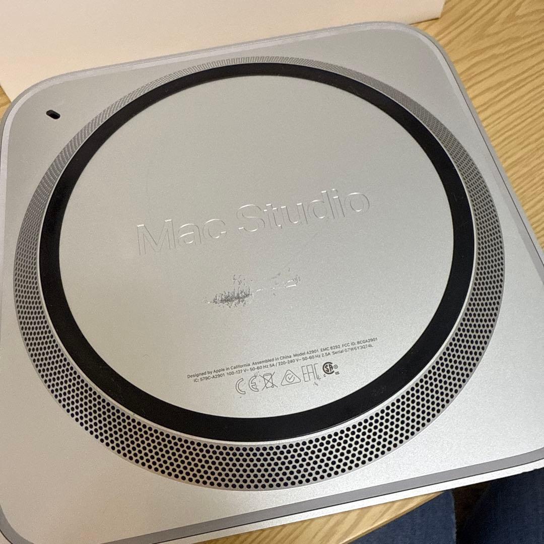 ミニPC Mac Studio MQH63J/A M2Ultra 64GB 1TB