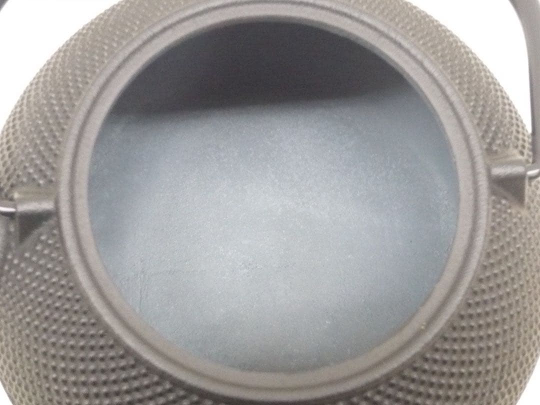 『鉄瓶 7型アラレ』満水900ml ガス・IH対応 南部鉄器 日本製