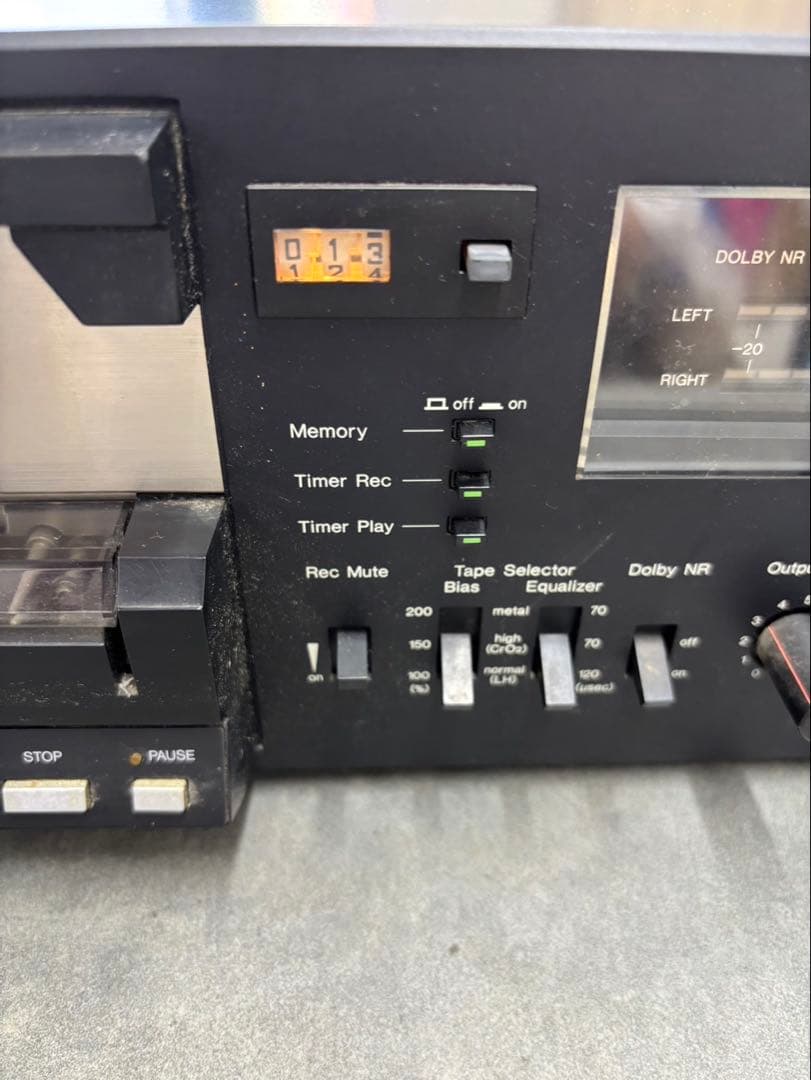 【SANSUI/山水/サンスイ】カセットデッキ 型式：SC-55※通電確認OK