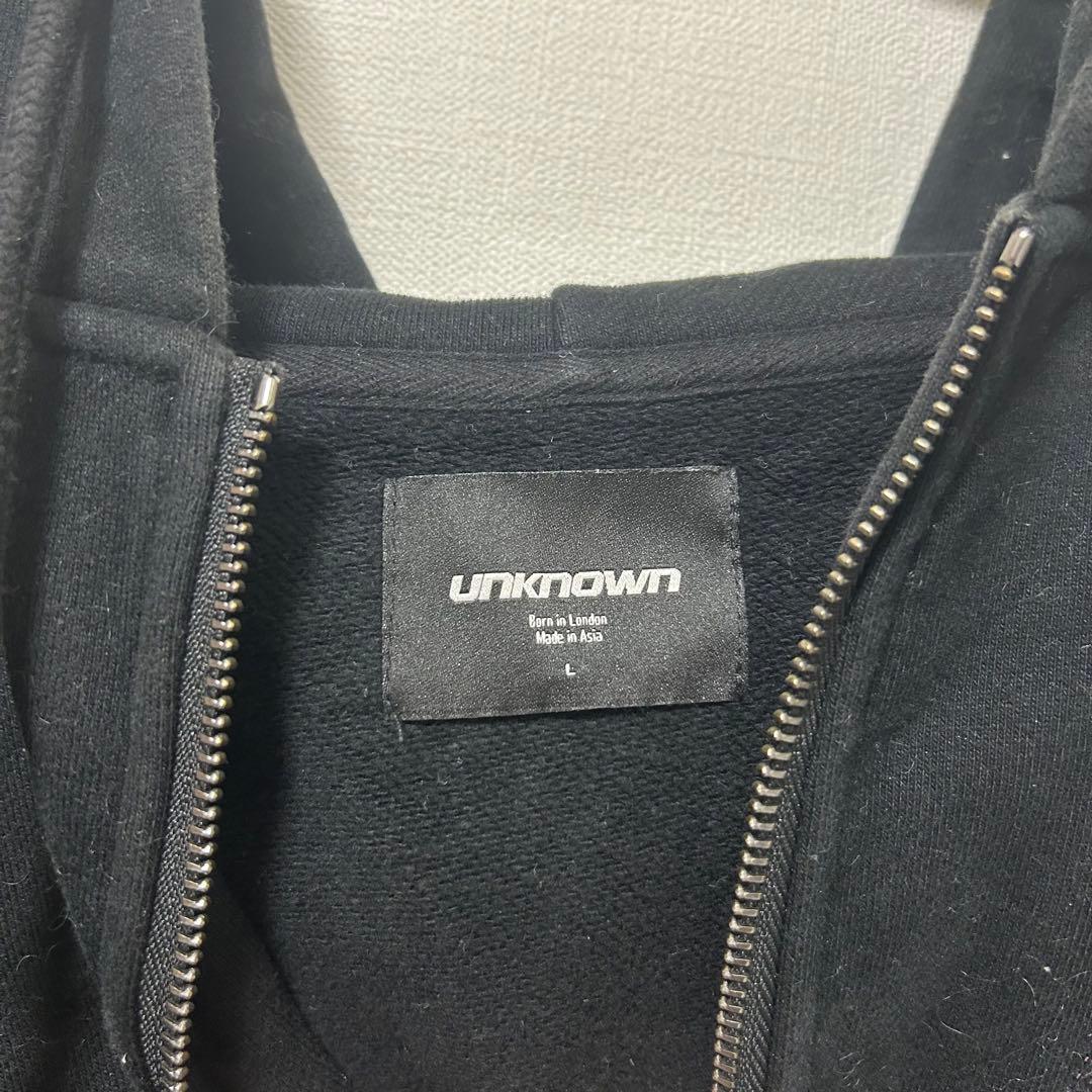 nknown london ジップパーカー　L