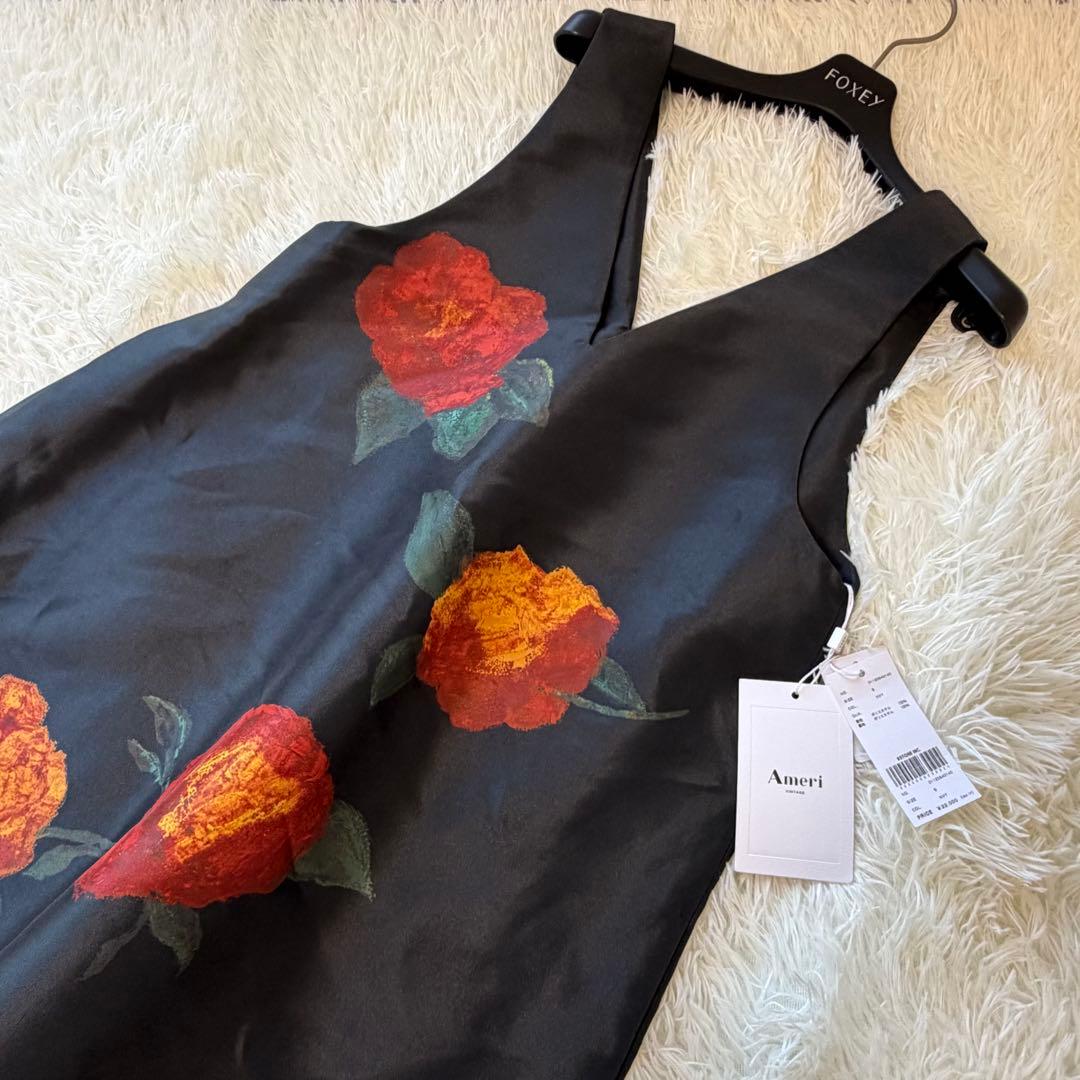 新品　Ameri ELLIE ASYMMETRY PLEATS DRESS