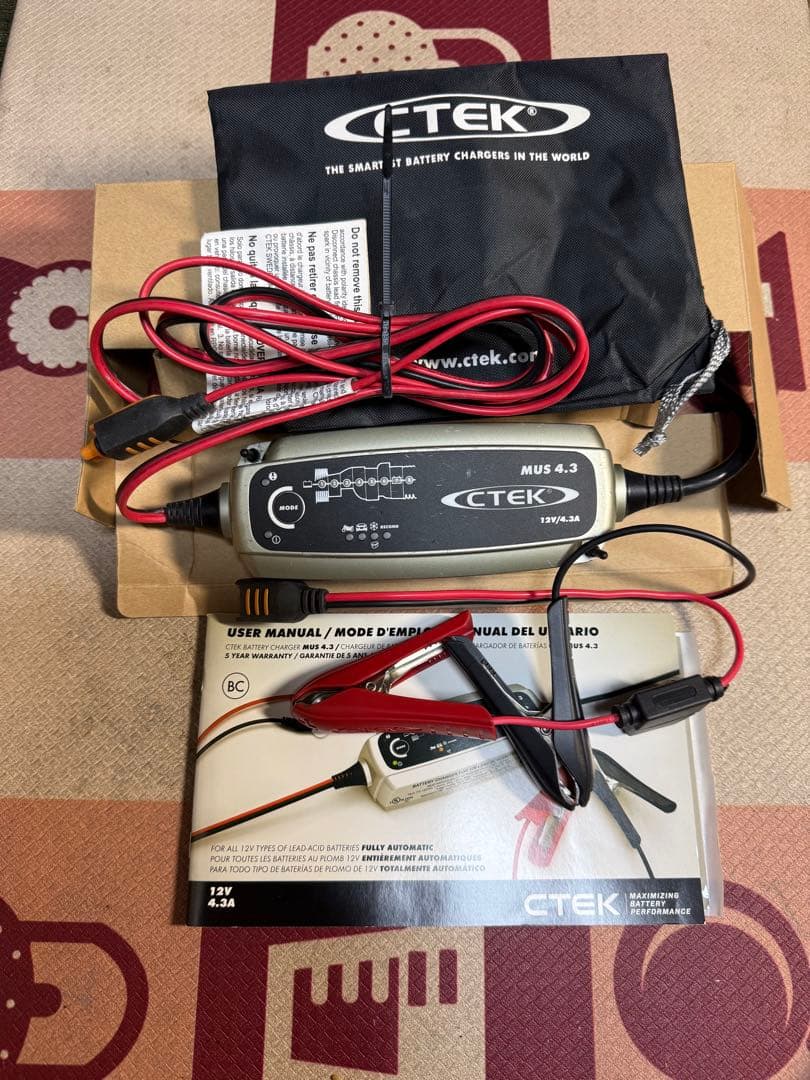CTEK シーテックMUS 4.3 バッテリーチャージャー