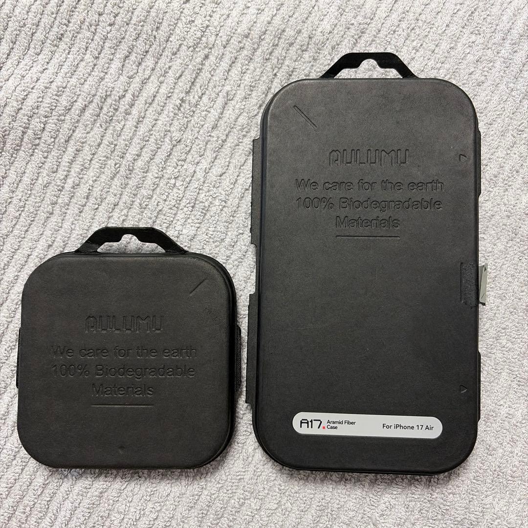 AULUMU iPhone Air用ケース & リングスタンド セット