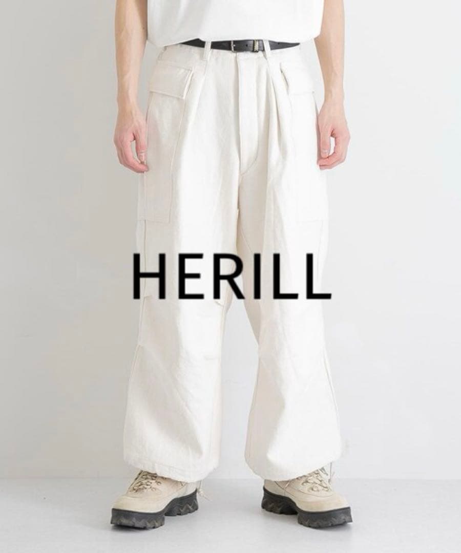 HERILLデニムカーゴパンツHL DenimCargoPants 22ss00