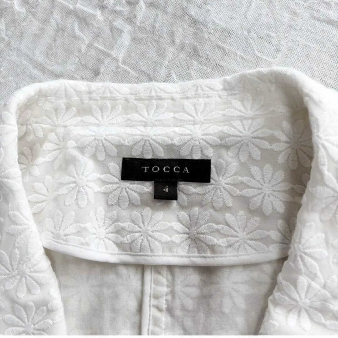 【美品】 TOCCA(トッカ) ジャケット 花柄刺繍 ショート丈