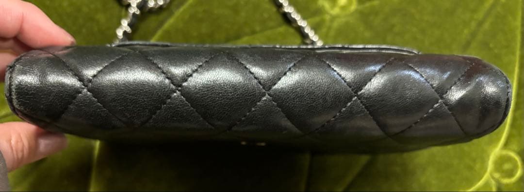 CHANEL シャネル チェーンウォレット マトラッセ ラムスキン