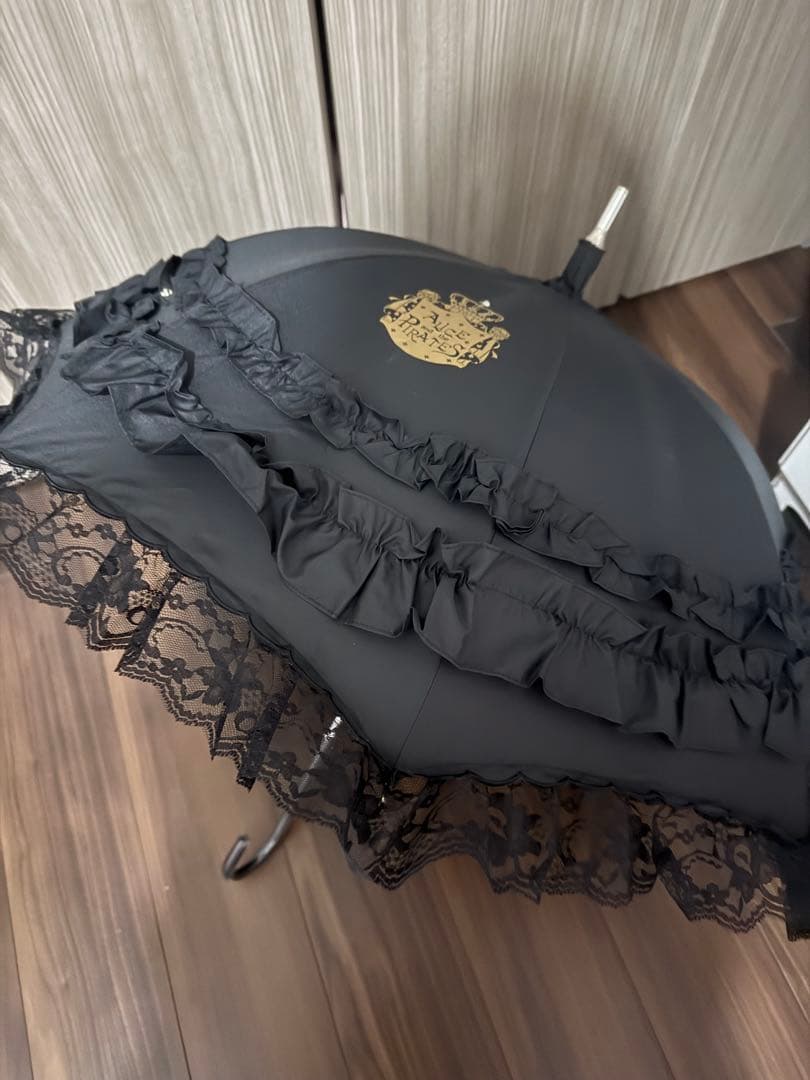 A/P アリパイ 晴雨兼用 日傘 ブラック 黒