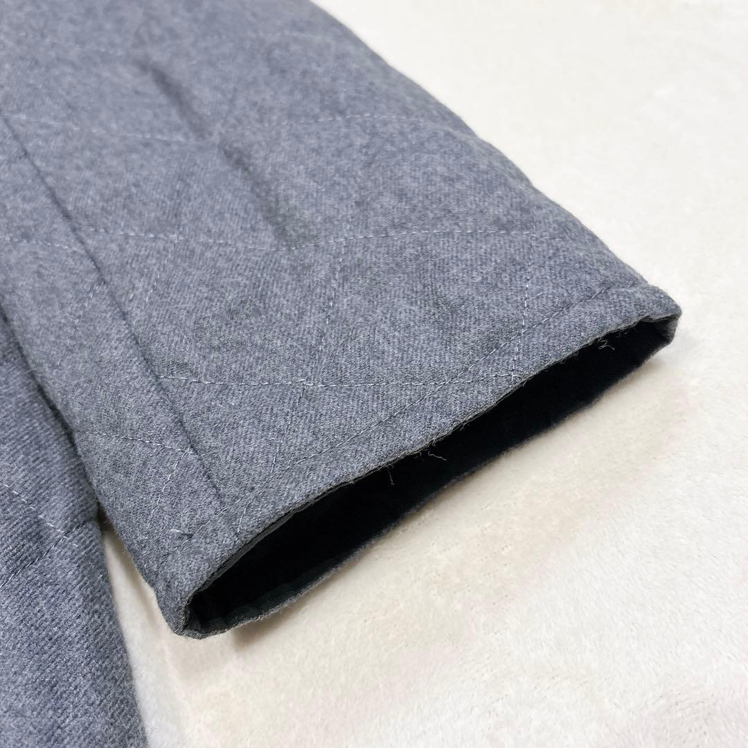 未使用✨　マッキントッシュ　ノーカラーコート　リバーシブル　36