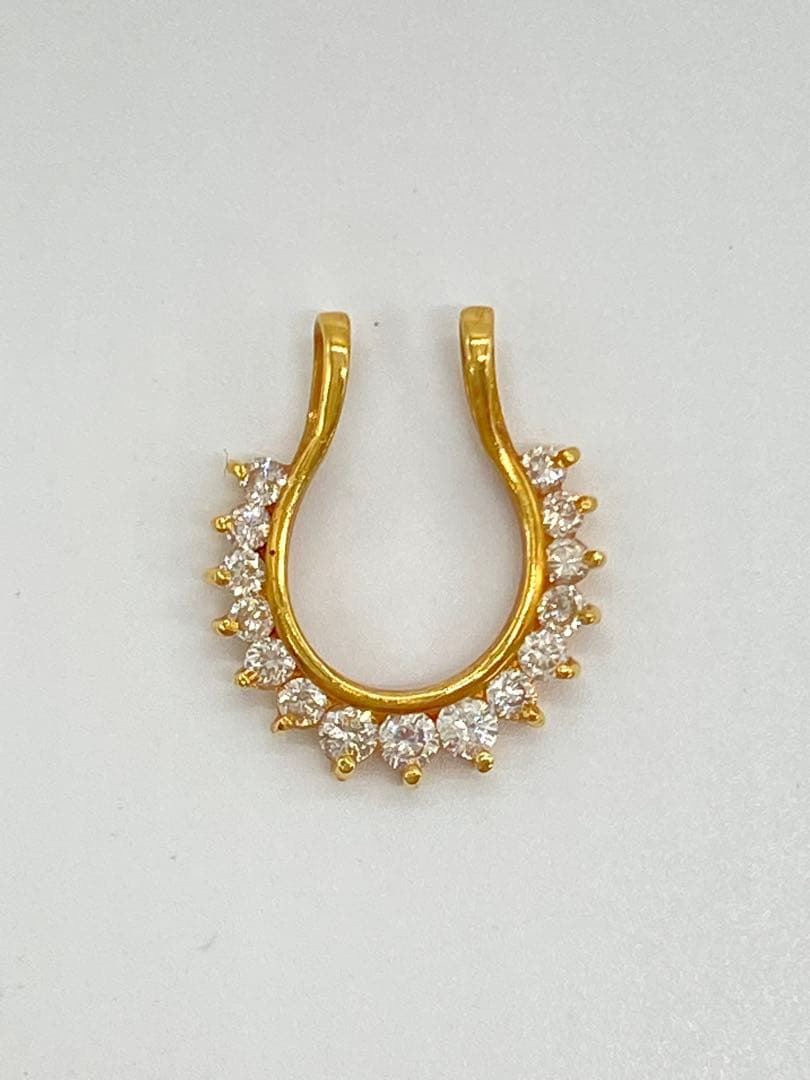 ネックレスペンダント K18ゴールド　ダイヤモンド0.1ct