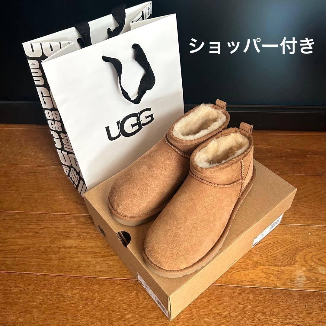 UGG 韓国 Classic Ultra Mini Boots Chestnut