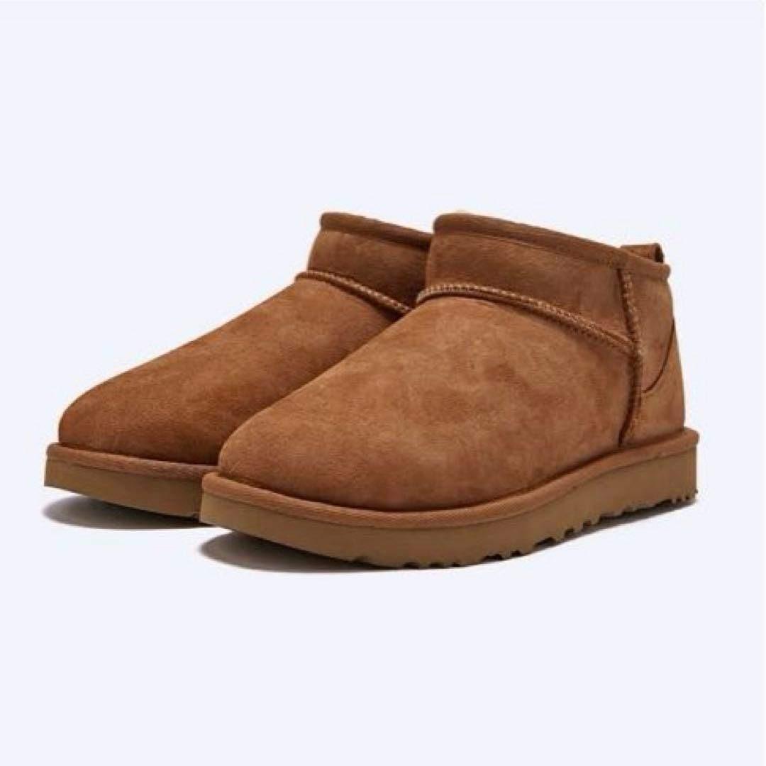 UGG 韓国 Classic Ultra Mini Boots Chestnut