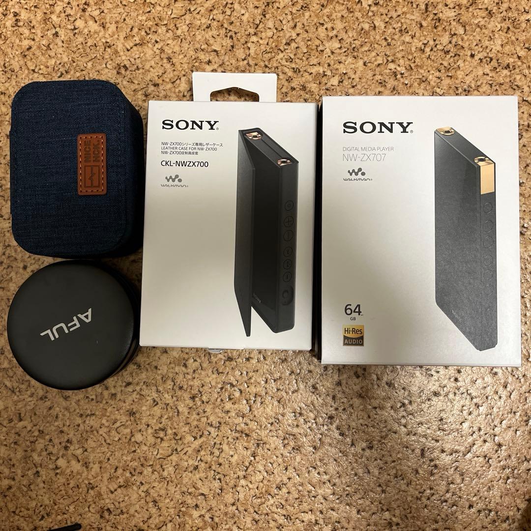 SONY NW-ZX707 イヤホン・ケーブルなどおまけ付き