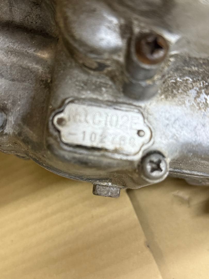 スーパーカブC102(初期型)セル専用エンジン