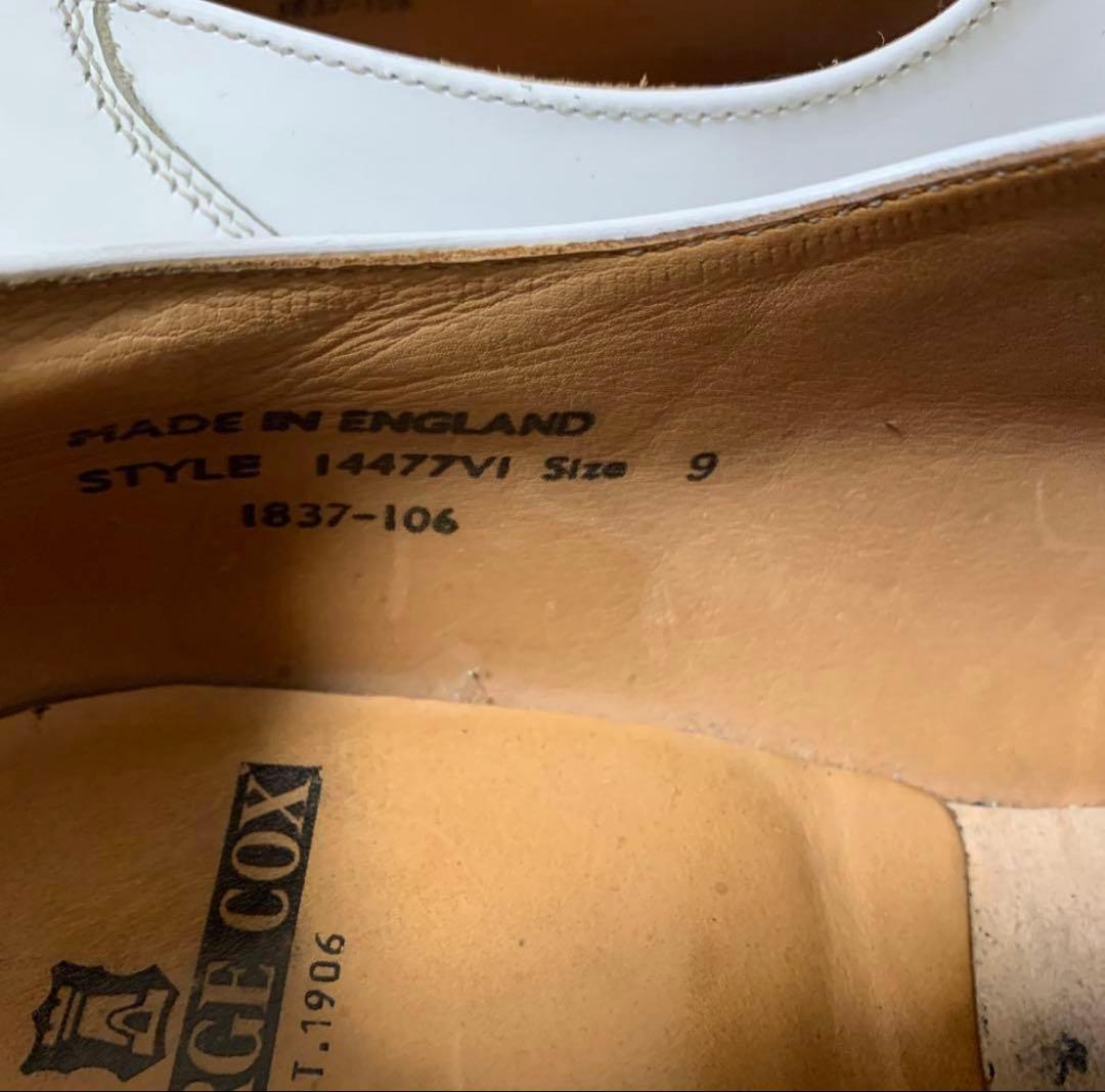 E COX ジョージコックス ユニオンジャック ラバーソール UK9