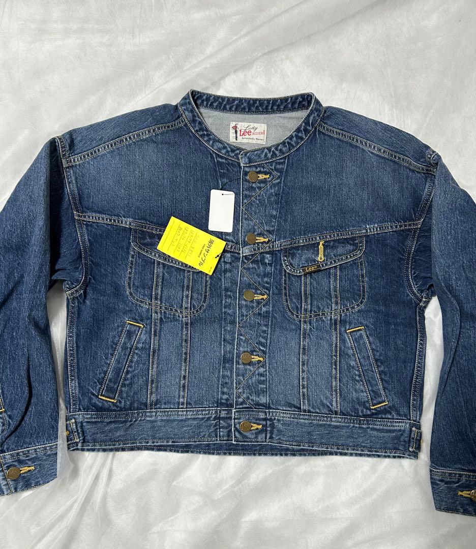 激レア　サンプル品　ノーカラーデニムジャケット　Lee(リー)別注アイテム