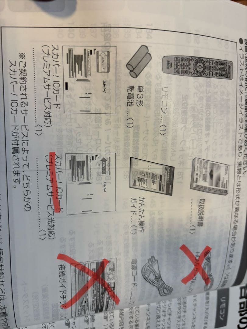 スカパー4KチューナーとアンテナセットTZ-WR4KP ・SP-SHV100D