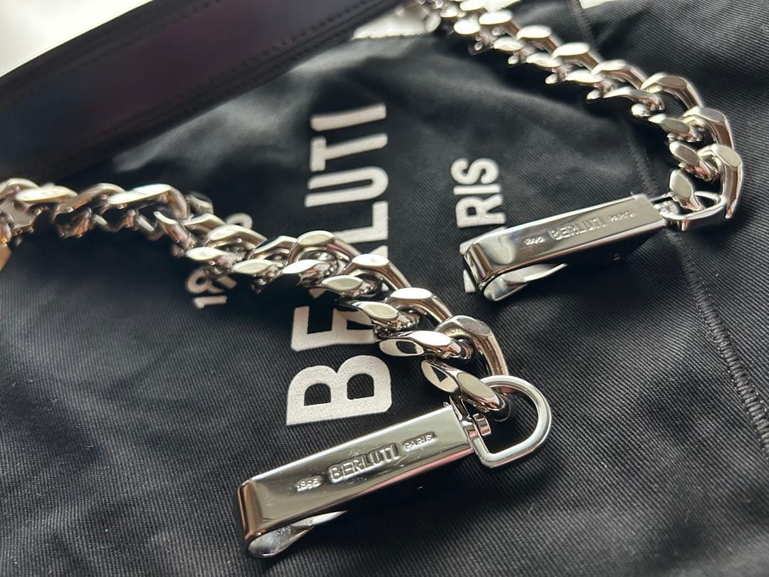 ベルルッティ　メタルチェーン　ショルダー　ストラップ