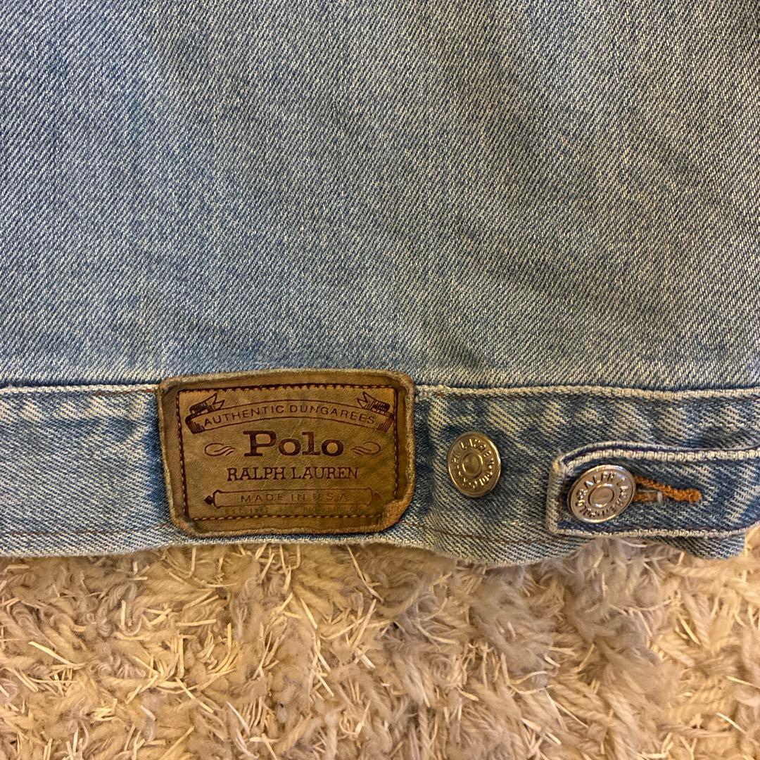 ビンテージ　ポロラルフローレン　デニムジャケット
