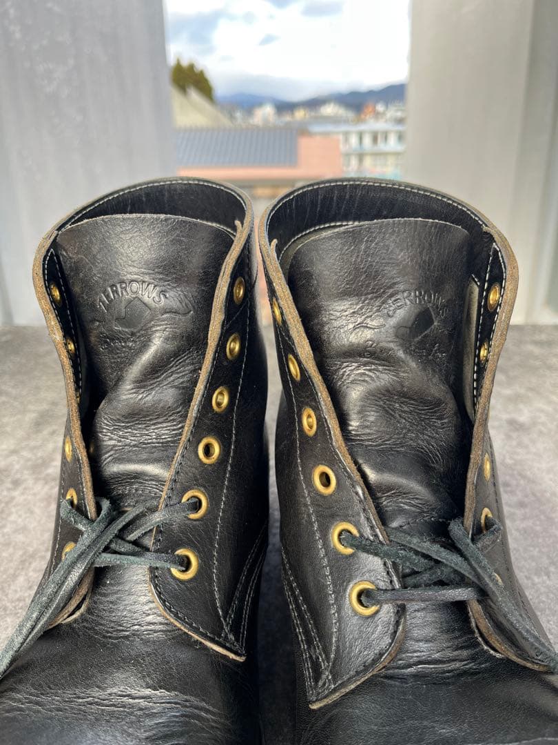 ★箱付美品★ZERROWS ゼローズ SW-6茶芯クロムエクセルレザー 27.5