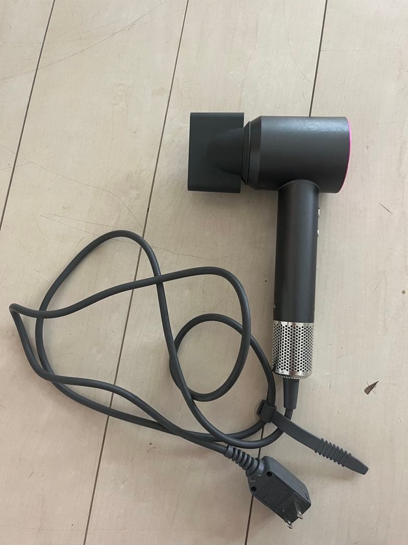 TUANTUAN 高速 ヘア　ドライヤー イオン 速乾　ダークグレー　ピンク