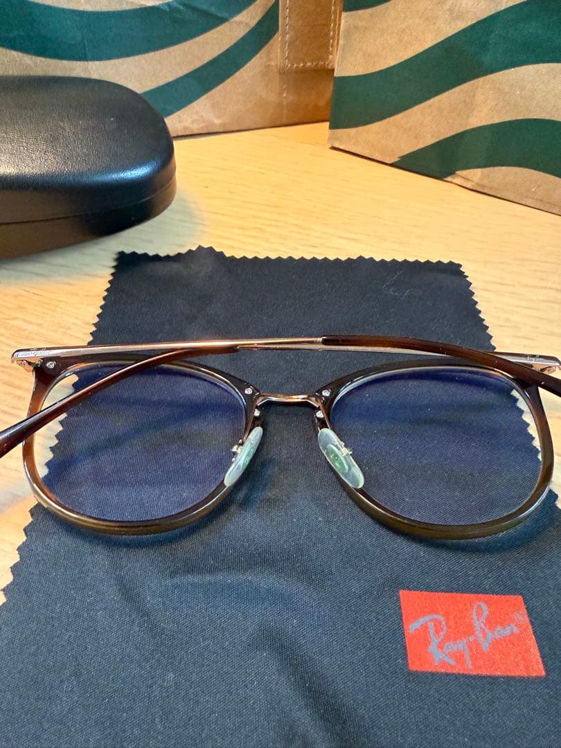 【美品】レイバン　RB7140 5687 51⬜︎20 150 ブラウン