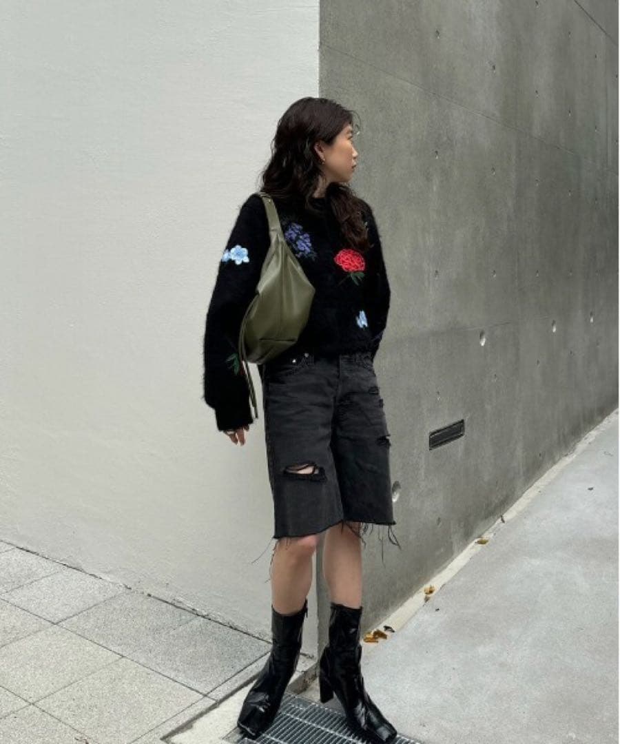 トップス Ameri AMANDA MOHAIR KNIT TOP