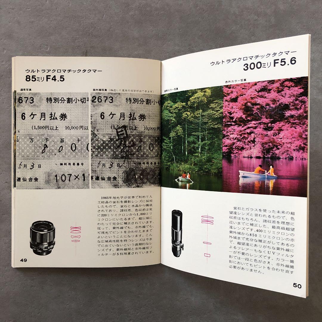 アサヒペンタックス　タクマーレンズ群　小冊子　1976年7月