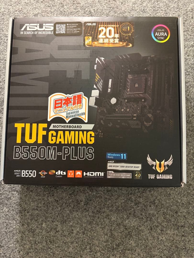 ASUS TUF GAMING B550M-PLUS マザーボード