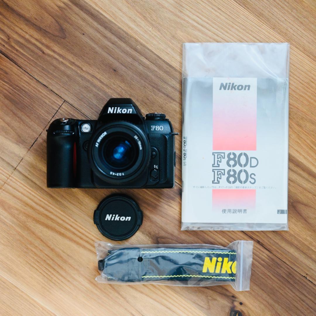 【GW限定お値下げ！】Nikon F80D＋標準レンズ+ストラップ新品