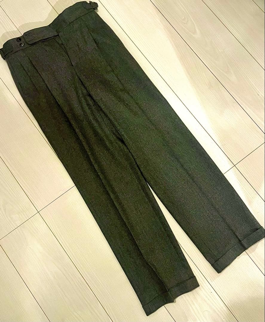 PT TORINO ワイドスラックス フランネル グレー サイズ42