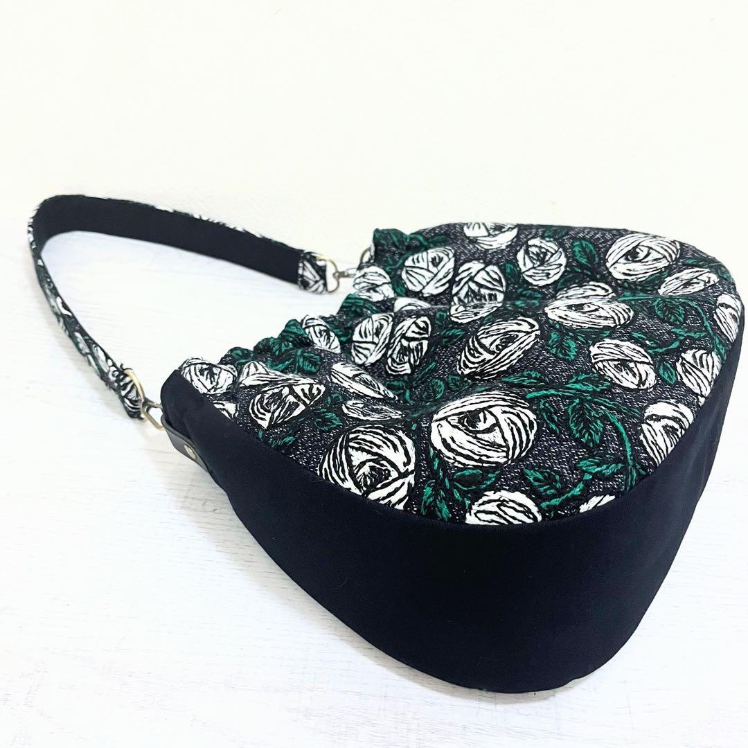 ミナペルホネン　ハンドメイド　ショルダーバッグ　rosy