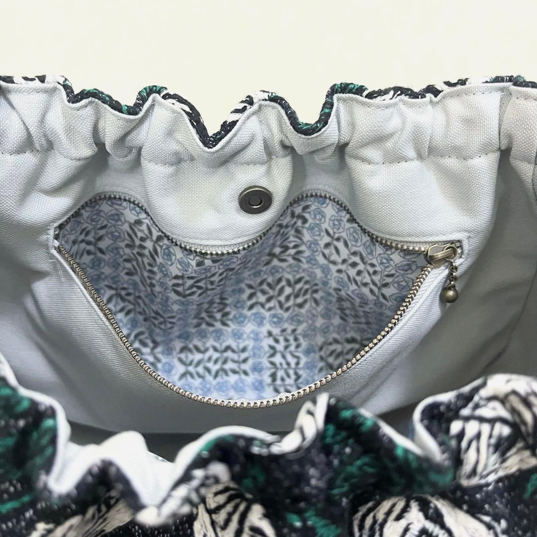 ミナペルホネン　ハンドメイド　ショルダーバッグ　rosy