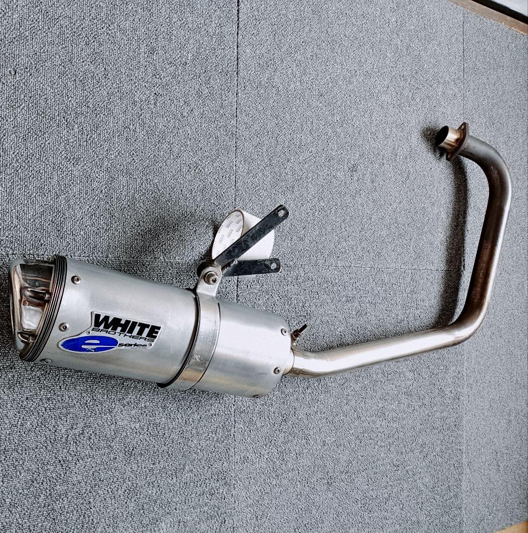 ホワイトブロス製 FTR223 MC34 フルエキダウンマフラー ホンダスパトラ