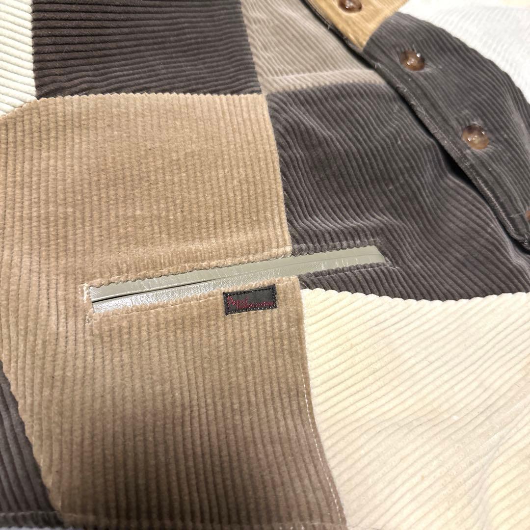 サ*ル様 【レア】Papas コーデュロイパッチワークベスト