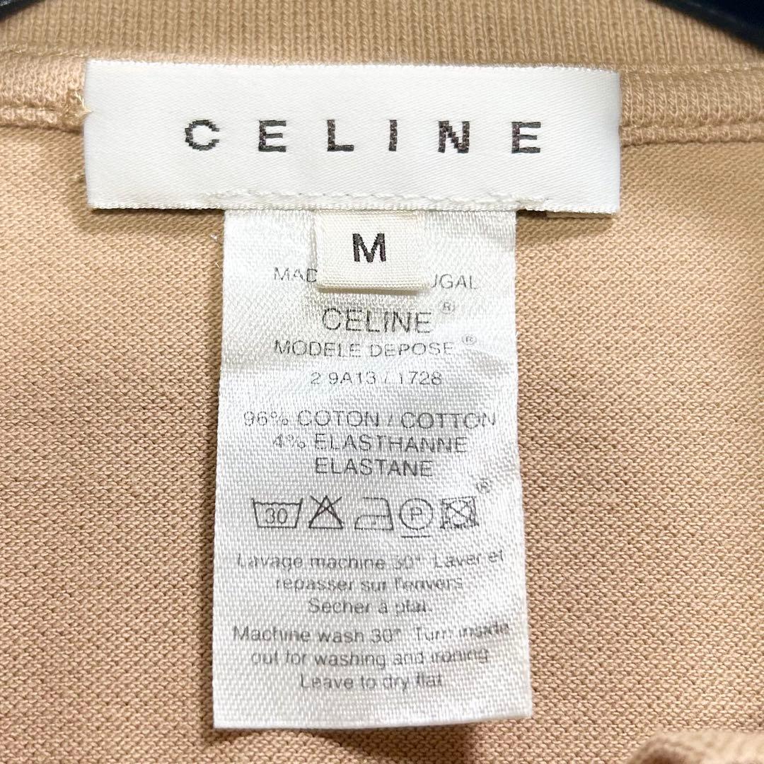 極希少・美品♡セリーヌ　トリオンフ　ノースリーブ　ポロシャツ　キャメル　Mサイズ