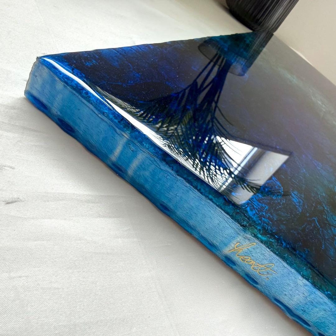 レジンアート　男前シリーズ　BIGパネル　海アート　オーシャンアート