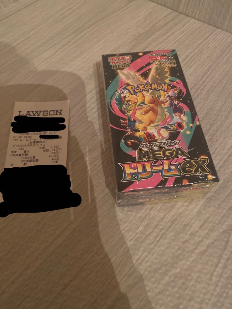 新品未開封 ポケモンカード MEGAドリームex シュリンク付き