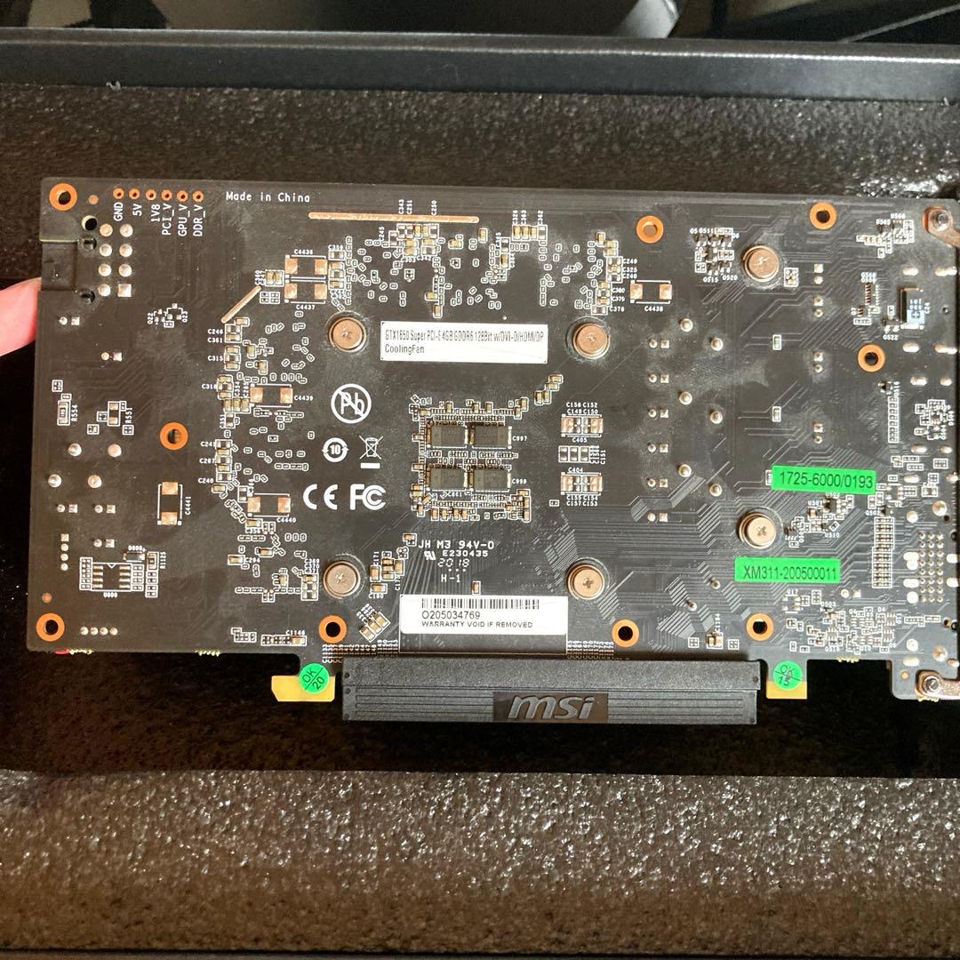 グラフィックボード本体 GeForce GTX 1650 Super