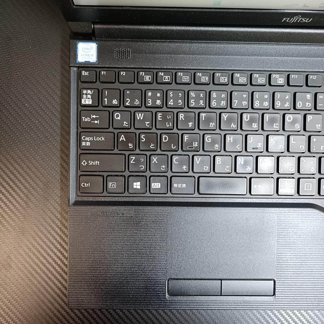 富士通 ノートPC i5 Windows11 SSD メモリ8GB DVD 黒