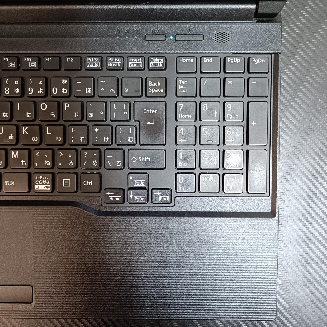 富士通 ノートPC i5 Windows11 SSD メモリ8GB DVD 黒