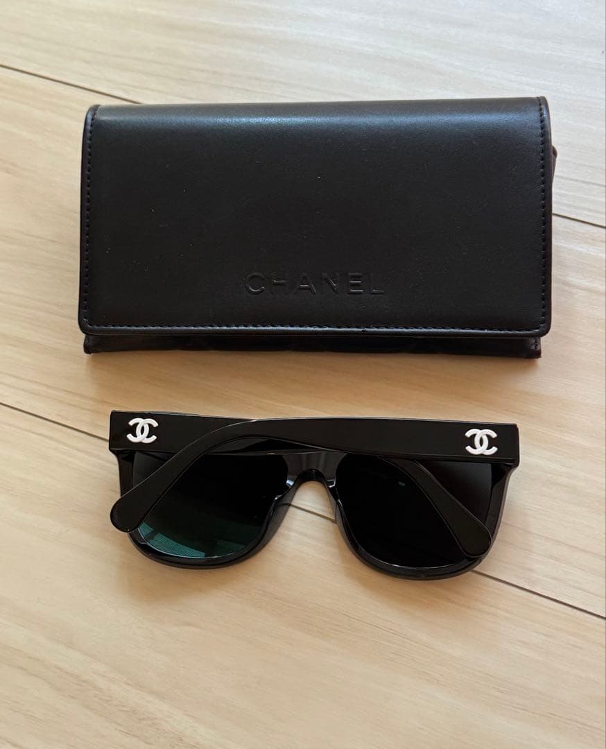 CHANEL シャネル　サングラス メガネ　ココマーク　ブラック