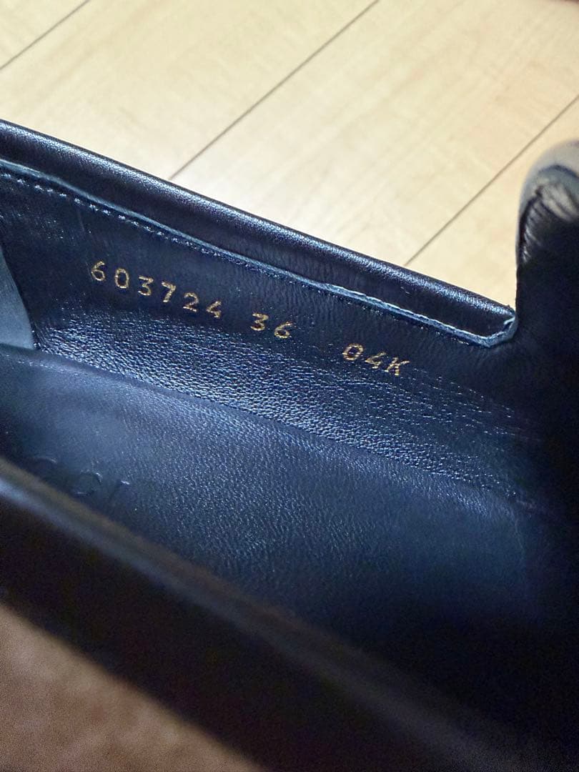 【GUCCI 】ホースビットローファー 36べージュ GGパターン　レディース