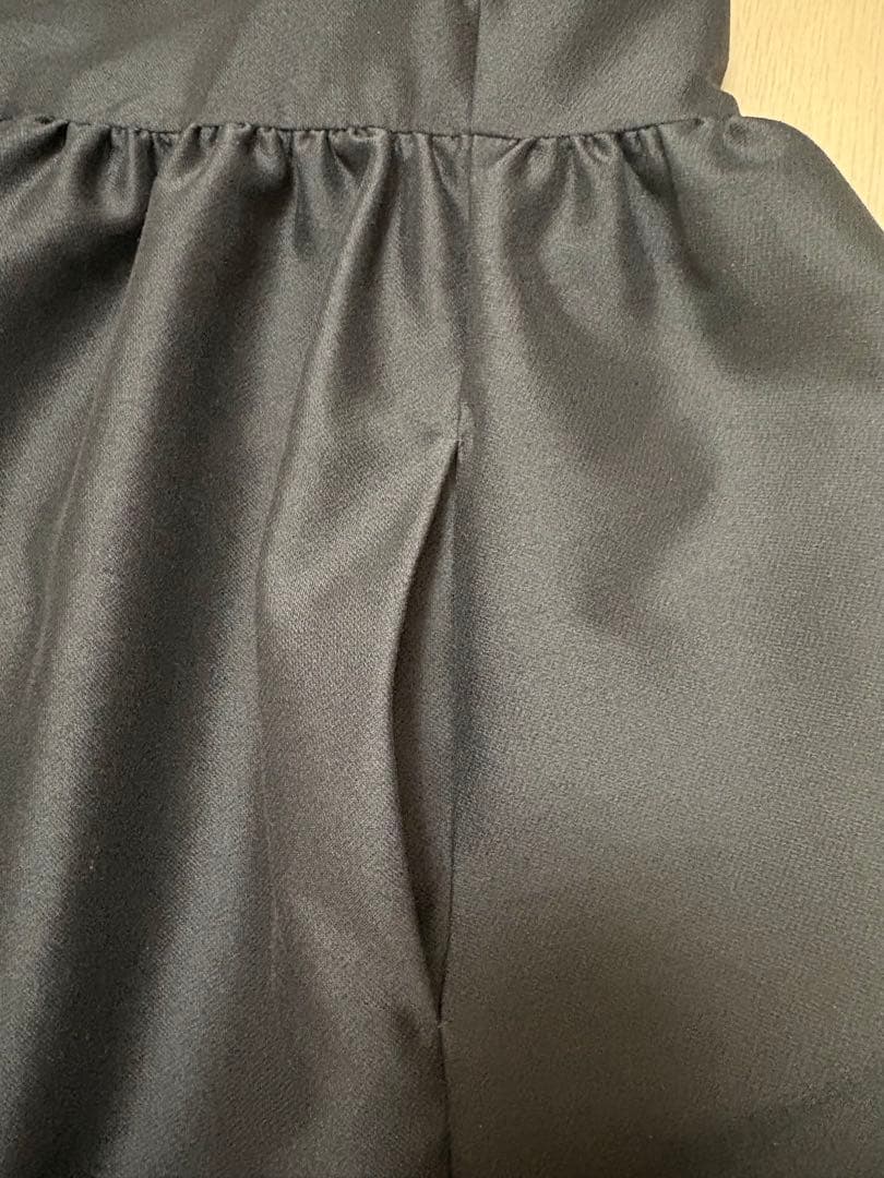 超美品　ビアズリー　ペブラム　ギャザージレ ブラック　セレモニー