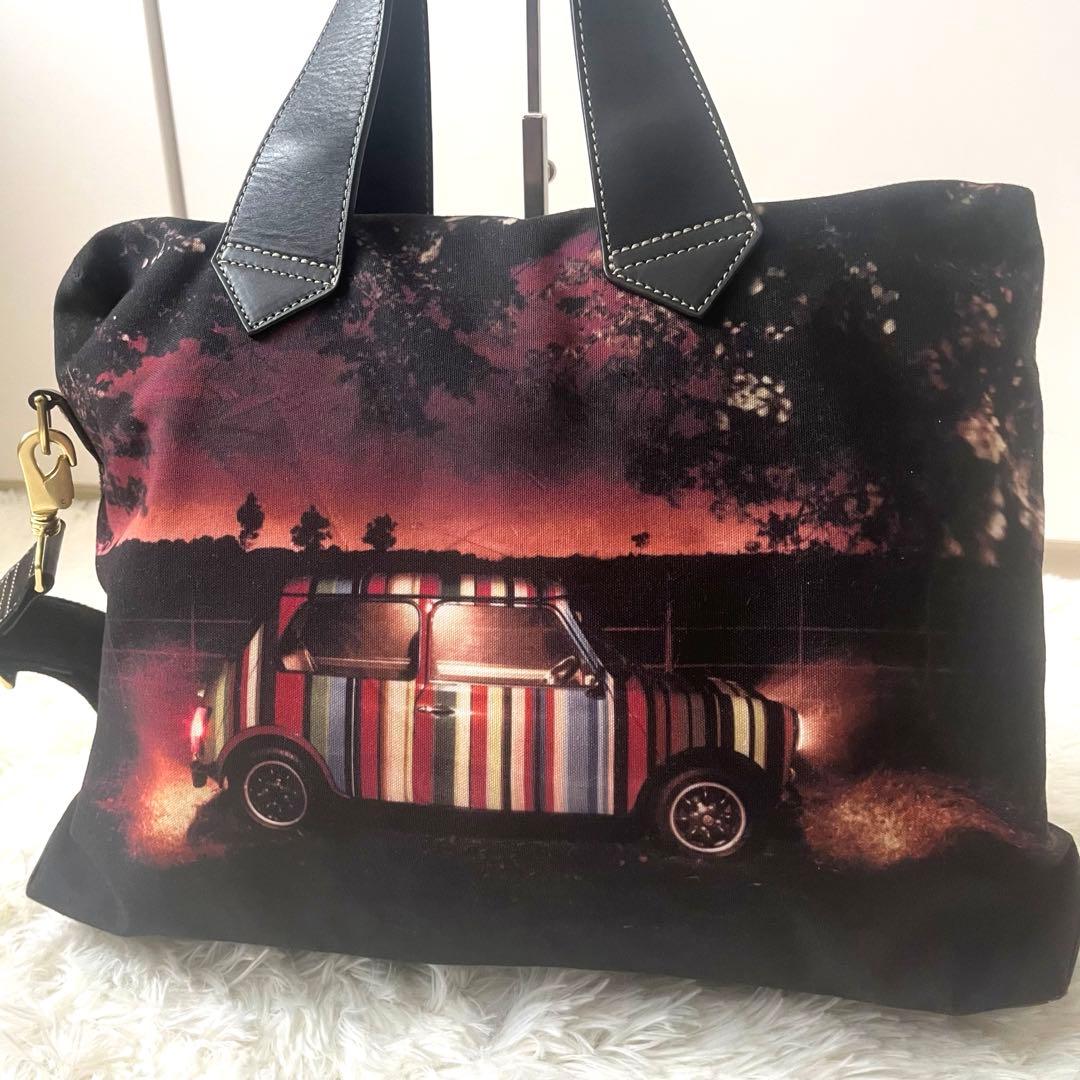 希少☆美品　ポールスミス　PaulSmith ボストンバッグ　ミニクーパー　旅行