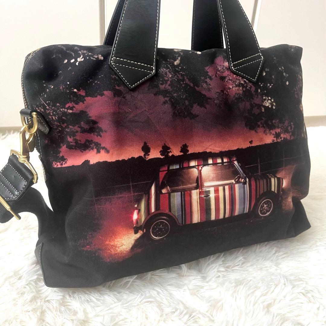 希少☆美品　ポールスミス　PaulSmith ボストンバッグ　ミニクーパー　旅行